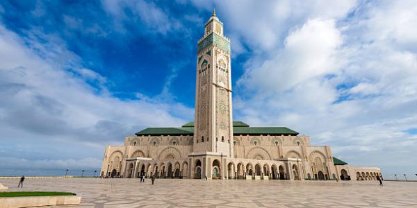 Casablanca, Morocco at Hassan II Mosque.